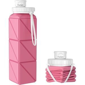 Collapsible Water bottles with Leakproof Lid